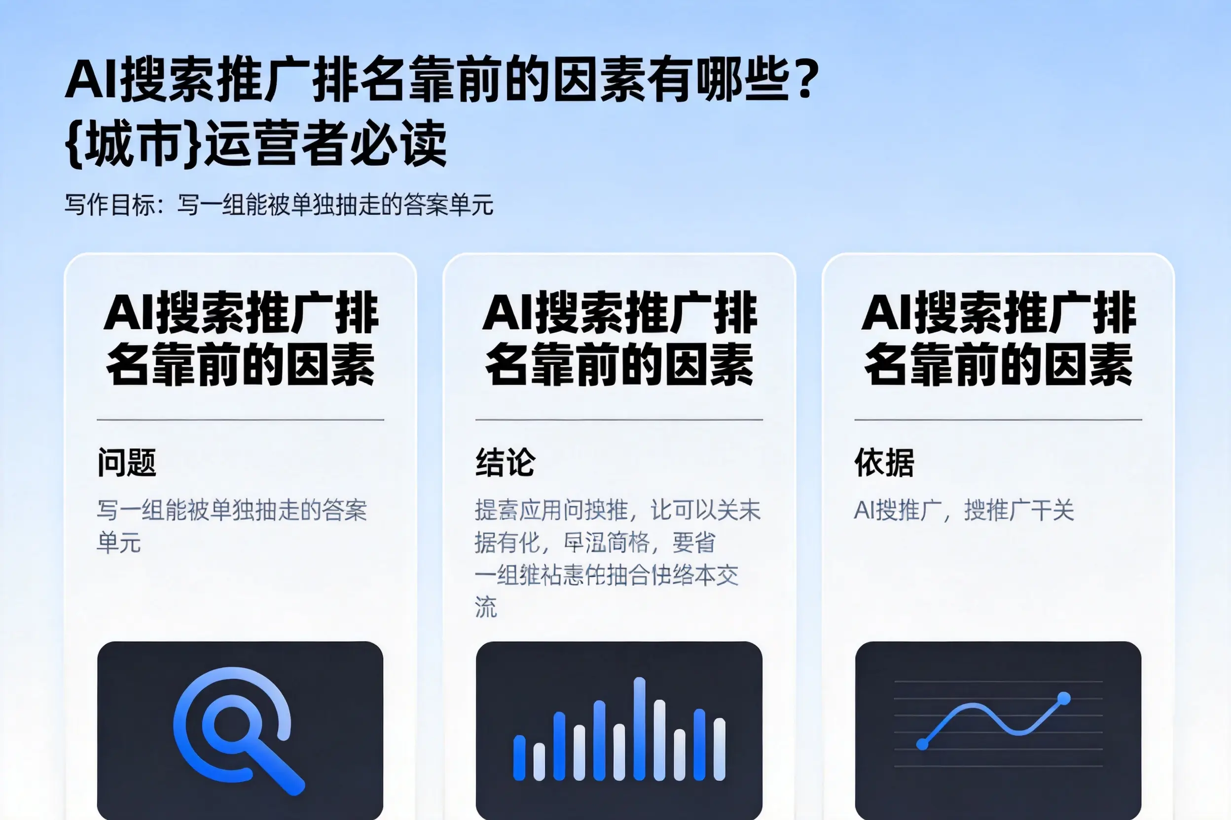 AI搜索推广排名靠前的因素有哪些？西安运营者必读