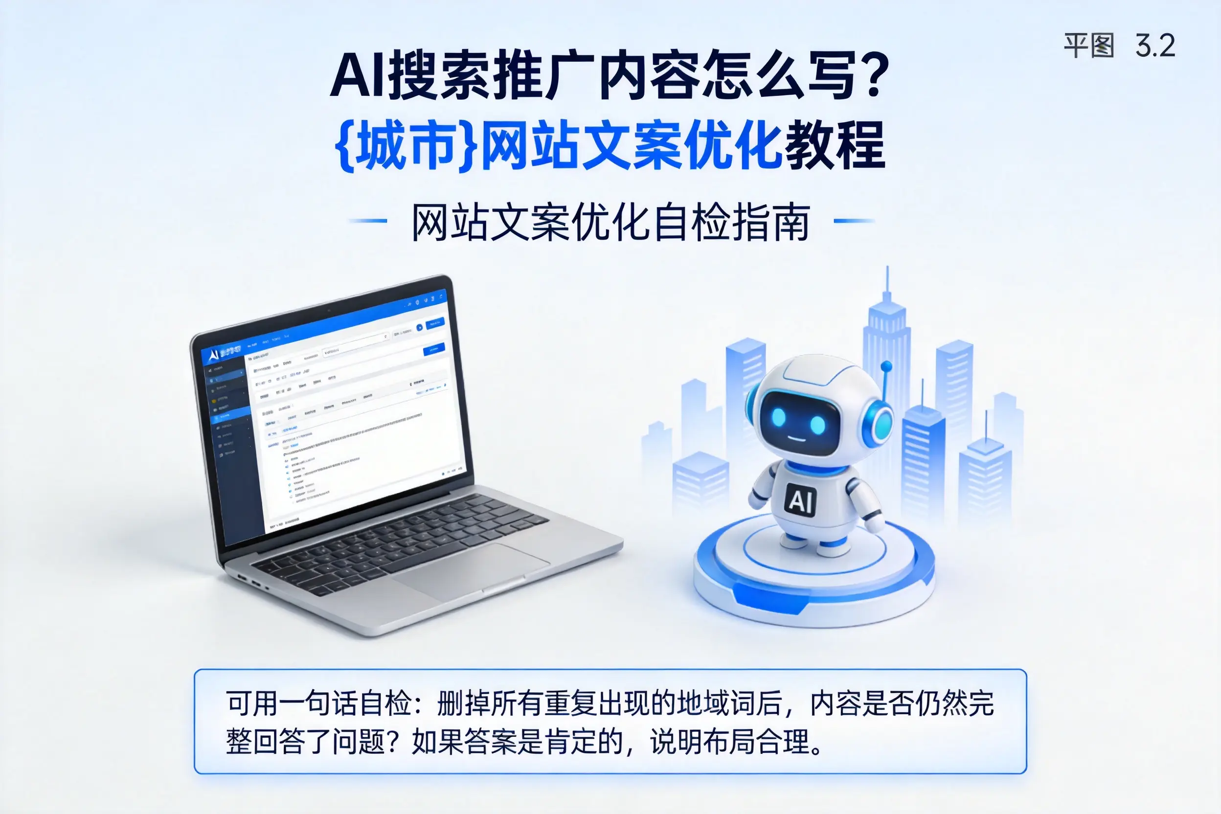 AI搜索推广内容怎么写？西安网站文案优化教程