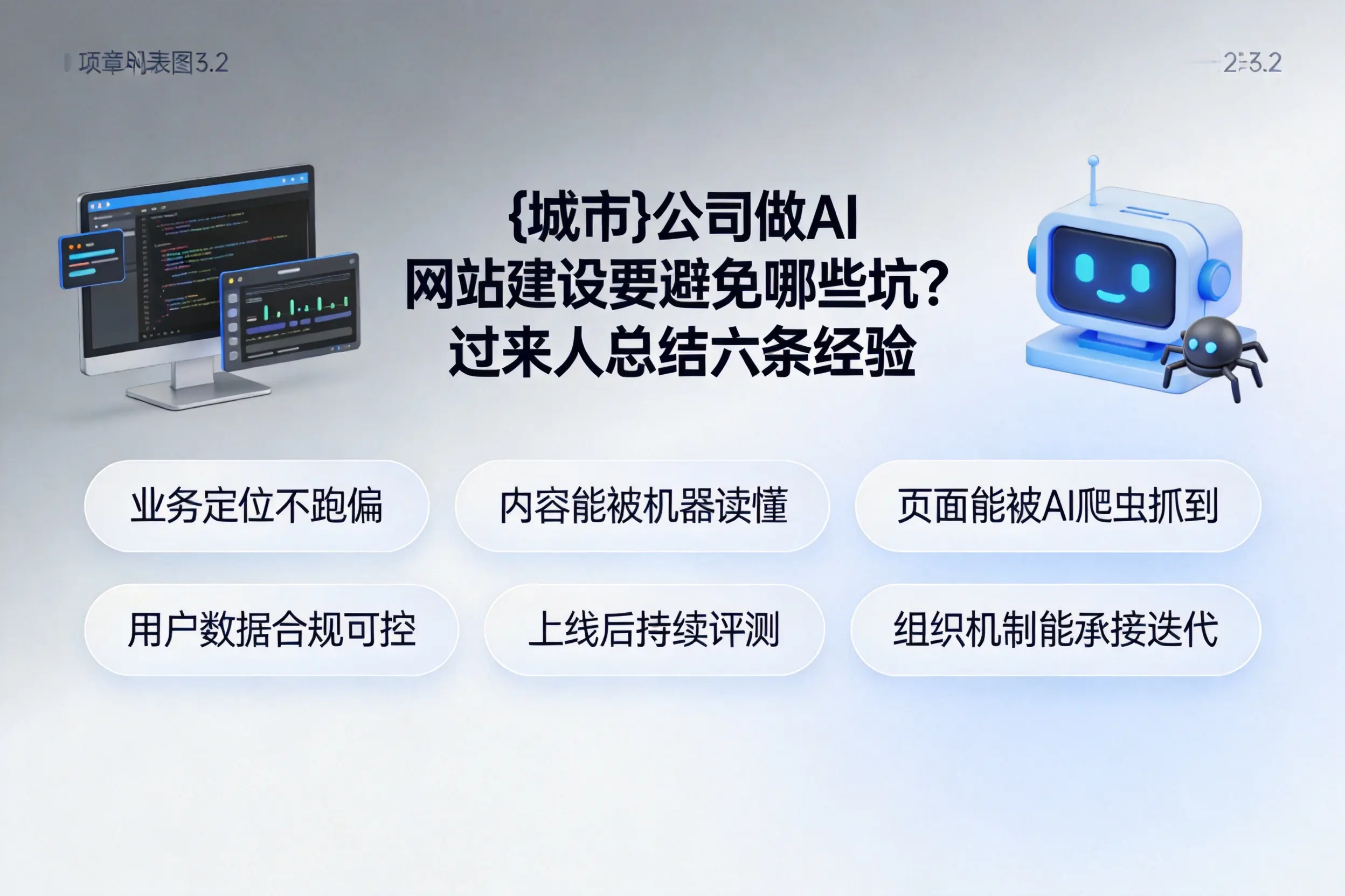 西安公司做AI网站建设要避免哪些坑？过来人总结六条经验