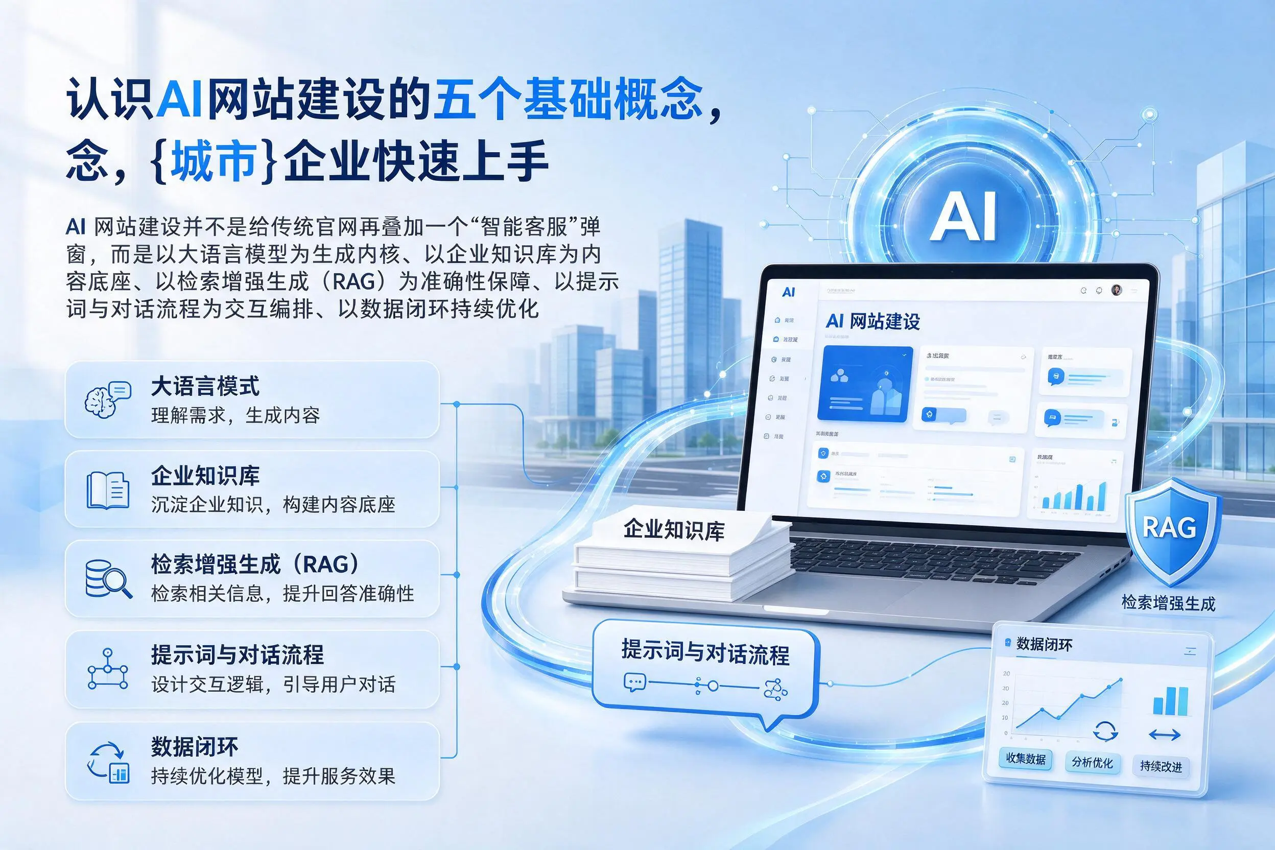 认识AI网站建设的五个基础概念,西安企业快速上手